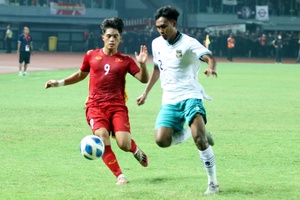 U19 Việt Nam chia điểm cùng U19 Indonesia ngày ra quân