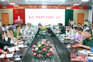 Kỳ họp thứ tư, HĐND huyện Bắc Yên khóa XVIII 