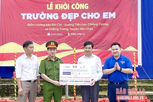 Dự án “Hạnh phúc cho em” khởi công xây dựng trường học tại huyện Yên Châu