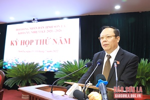 Bài phát biểu Khai mạc của đồng chí Nguyễn Thái Hưng, Ủy viên Ban Thường vụ tỉnh ủy, Chủ tịch HĐND tỉnh tại Kỳ họp thứ năm HĐND tỉnh khóa XV, nhiệm kỳ 2021 - 2026 