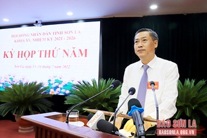 Phát biểu của đồng chí Nguyễn Hữu Đông, Ủy viên Trung ương Đảng, Bí thư Tỉnh ủy, Trưởng Đoàn đại biểu Quốc hội tỉnh tại Kỳ họp thứ năm của HĐND tỉnh khóa XV, nhiệm kỳ 2021-2026