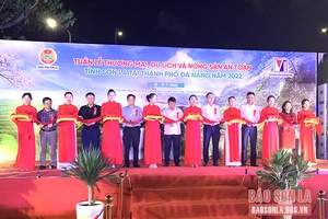Khai mạc Tuần lễ Thương mại, du lịch và nông sản an toàn tỉnh Sơn La tại thành phố Đà Nẵng