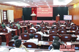 Hội nghị báo cáo viên Tỉnh ủy mở rộng