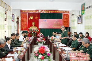 Tọa đàm giữa Hội CCB tỉnh Sơn La và Hiệp hội CCB tỉnh Xay Sổm Bun