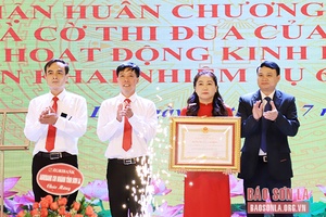 Công ty TNHH MTV Xổ số kiến thiết Sơn La: Đón Huân chương Lao động hạng Nhất