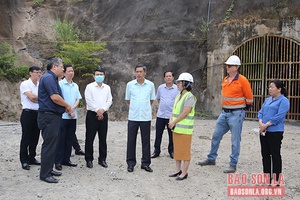 Đồng chí Bí thư Tỉnh ủy kiểm tra công tác lãnh đạo thực hiện một số dự án tại huyện Bắc Yên