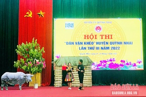 Hội thi “Dân vận khéo” huyện Quỳnh Nhai lần thứ III năm 2022