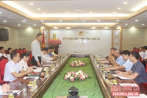 Đoàn công tác của Bộ Công Thương làm việc với UBND tỉnh