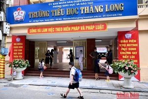 Học sinh tựu trường sớm nhất một tuần trước ngày khai giảng