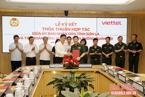 Ký thỏa thuận hợp tác toàn diện chuyển đổi số tỉnh Sơn La giai đoạn 2022-2025