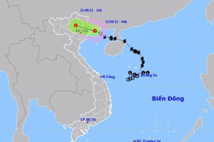 Bão số 2 suy yếu thành áp thấp nhiệt đới