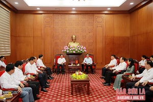 Đoàn đại biểu cấp cao tỉnh Luông Nậm Thà thăm và làm việc tại tỉnh Sơn La