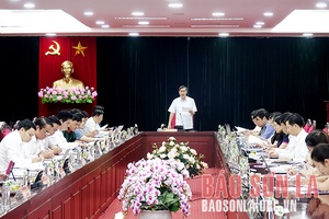 Ban Thường vụ Tỉnh ủy họp thảo luận và quyết định một số nội dung theo quy định