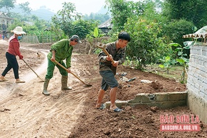 Lan tỏa phong trào hiến đất làm đường ở Mai Sơn