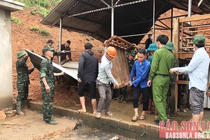 Bộ đội biên phòng chủ động phòng, chống thiên tai   