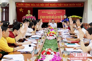 Kỳ họp chuyên đề lần thứ bảy HĐND Thành phố 