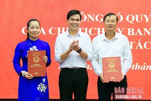 Hội nghị công bố quyết định của Chủ tịch UBND tỉnh về công tác cán bộ