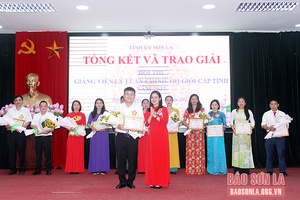 Hội thi giảng viên lý luận chính trị giỏi cấp tỉnh thành công tốt đẹp