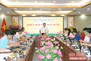 Phiên họp thứ hai mươi, Thường trực HĐND tỉnh khóa XV