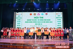 Hội thi nghiệp vụ giỏi, tài năng văn nghệ Ngân hàng CSXH khu vực IV 