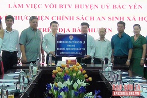 Đồng chí Phó Chủ tịch UBND tỉnh làm việc với  Huyện ủy Bắc Yên 