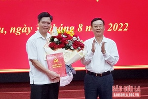 Hội nghị công bố quyết định của Ban Thường vụ Tỉnh ủy về công tác cán bộ 