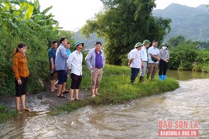 Phù Yên tập trung khắc phục hậu quả mưa lũ