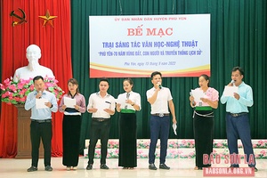 Phù Yên bế mạc Trại sáng tác văn học - nghệ thuật