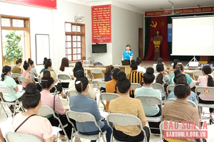 Hội nghị tập huấn, quán triệt Nghị quyết Đại hội đại biểu phụ nữ các cấp