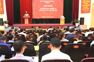 Tập huấn bồi dưỡng nghiệp vụ công tác tôn giáo năm 2022
