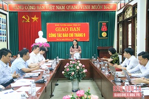 Hội nghị giao ban công tác báo chí tháng 9