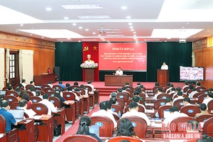 Hội nghị trực tuyến quán triệt các văn bản của Trung ương về công tác cán bộ, kiểm tra, giám sát và phòng, chống tiêu cực