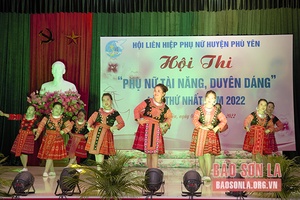 Hội thi Phụ nữ huyện Phù Yên tài năng, duyên dáng 
