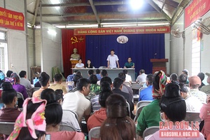 Mai Sơn thực hiện quy chế dân chủ ở xã, thị trấn