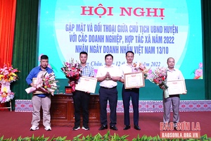 Yên Châu gặp mặt các doanh nghiệp, HTX năm 2022