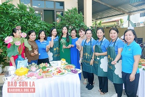 Hội thi nấu ăn với chủ đề "Mâm cơm gia đình yêu thương"