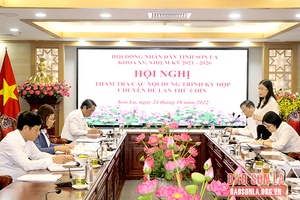 Thẩm tra các nội dung trình Kỳ họp chuyên đề lần thứ chín, HĐND tỉnh 