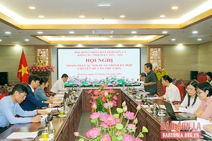 Thẩm tra các nội dung trình Kỳ họp chuyên đề lần thứ chín, HĐND tỉnh khóa XV