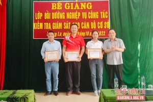 Bồi dưỡng nghiệp vụ công tác kiểm tra, giám sát cho 50 cán bộ cơ sở 