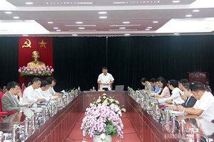 Ban Thường vụ Tỉnh ủy thảo luận và quyết định một số nội dung theo thẩm quyền