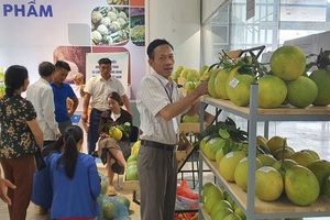 Nhiều sản phẩm OCOP trưng bày tại điểm giới thiệu nông sản Việt Nam