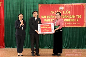 Đồng chí Trưởng Ban Tuyên giáo Tỉnh ủy dự Ngày hội đại đoàn kết toàn dân tộc