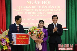 Các đồng chí lãnh đạo tỉnh dự Ngày hội Đại đoàn kết toàn dân tộc tại các địa phương