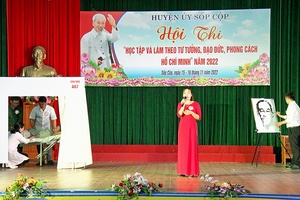 Hội thi “Học tập và làm theo tư tưởng, đạo đức, phong cách Hồ Chí Minh” huyện Sốp Cộp 