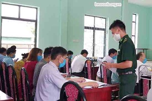 Đồn Biên phòng Mường Lạn: Tuyên truyền phòng, chống dịch bệnh COVID-19