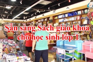 Sẵn sàng Sách giáo khoa cho học sinh lớp 1