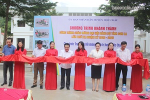 Lễ gắn biển công trình chào mừng Đại hội đại biểu Đảng bộ tỉnh lần thứ XV, nhiệm kỳ 2020-2025