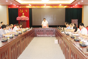 Họp tư vấn liên ngành về Kế hoạch và kinh phí sự nghiệp bảo vệ môi trường