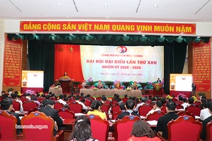 Đại hội Đảng bộ huyện Mộc Châu lần thứ XXII thành công tốt đẹp