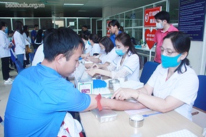 Thu 253 đơn vị máu tại Ngày hội hiến máu tình nguyện